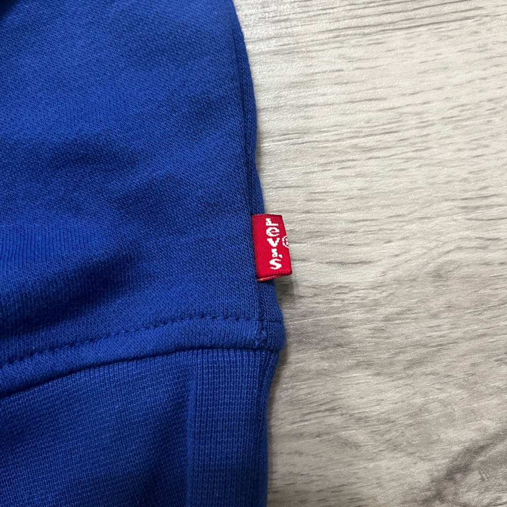 Levi's Men's Relaxed Graphic 1/4 Zip Pocket Hoodie size M - Picture 3 of 8